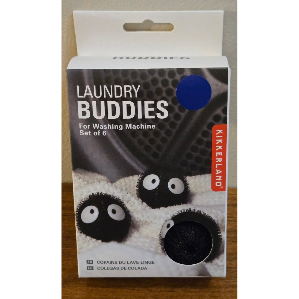 Kikkerland Laundry Buddies Pet Hair Lint Remover Washing Machine Set of 6 LB44